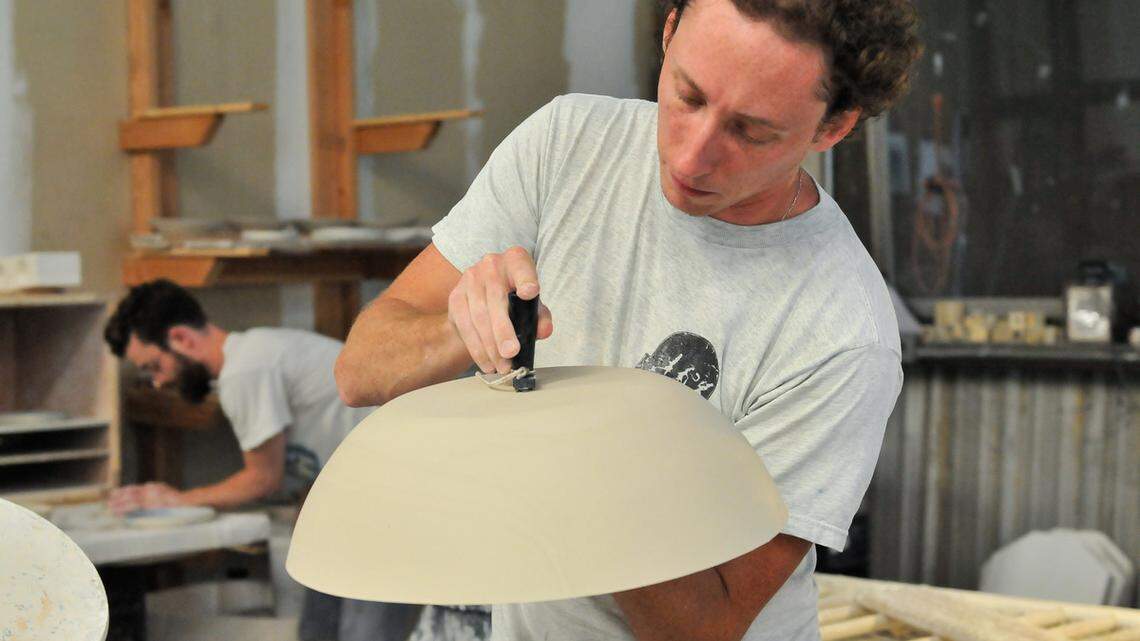 Burlington-based ceramics company Haand, co-founded by Chris Pence, produces bowls, plates and other items for restaurants, hotels and individuals.