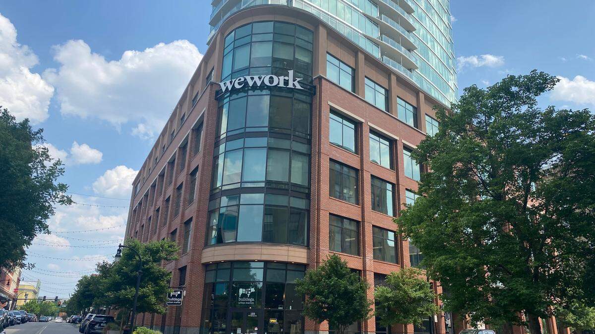 The WeWork building in downtown Durham covers 58,000 square feet, but that’s soon to change.