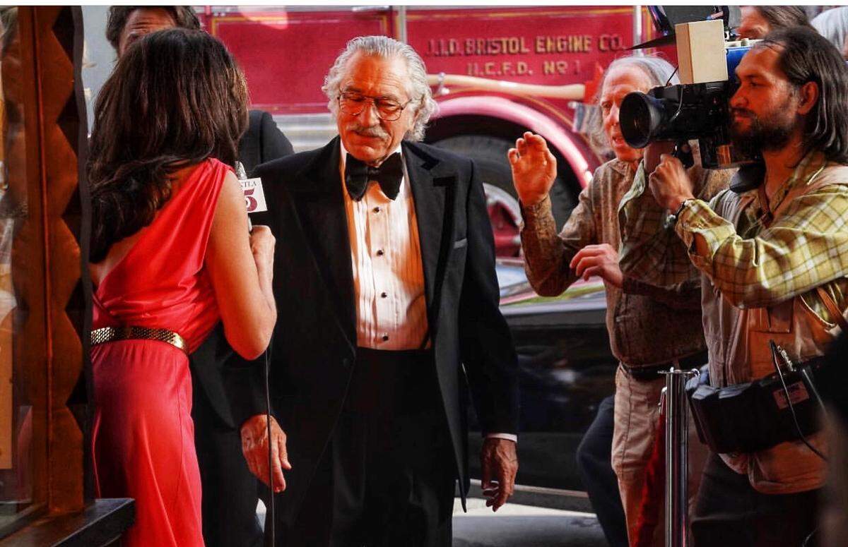 ‘The Comeback Trail’ stars Robert De Niro (pictured), Morgan Freeman and Tommy Lee Jones in this crime comedy about mobbed-up movie producers and Hollywood Westerns.&nbsp;