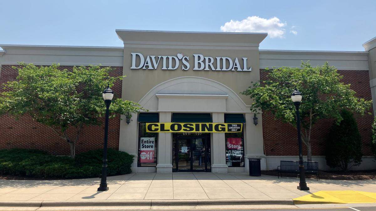 David’s Bridal’s location at the Renaissance Center at Southpoint in Durham will be closing at some point in August or September.