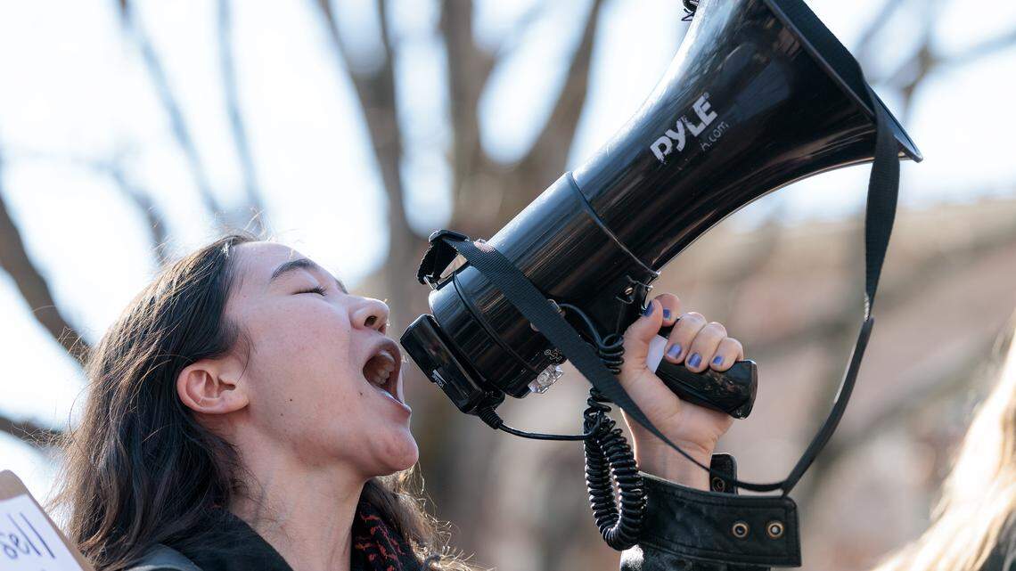 Hundreds protest planned closure of international study centers at UNC
