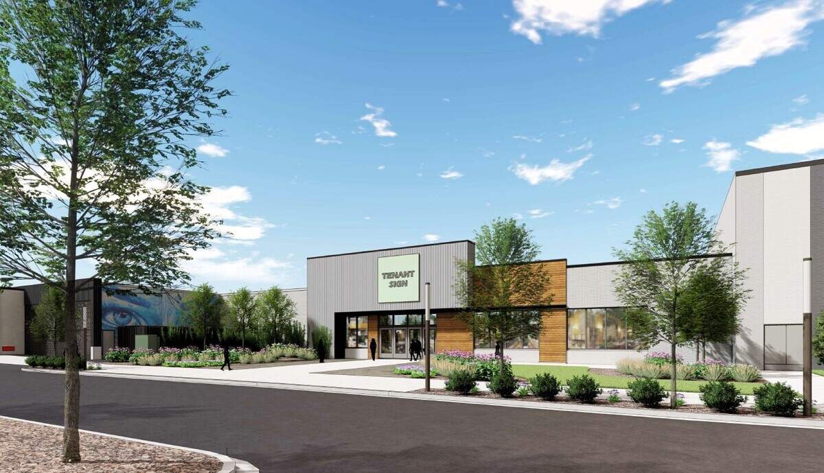 The north side of University Place, across the parking lot from Harris Teeter, off Willow Drive, is being renovated. The new space will combine multiple, smaller storefronts to add a HomeSense discount home furnishings retailer.