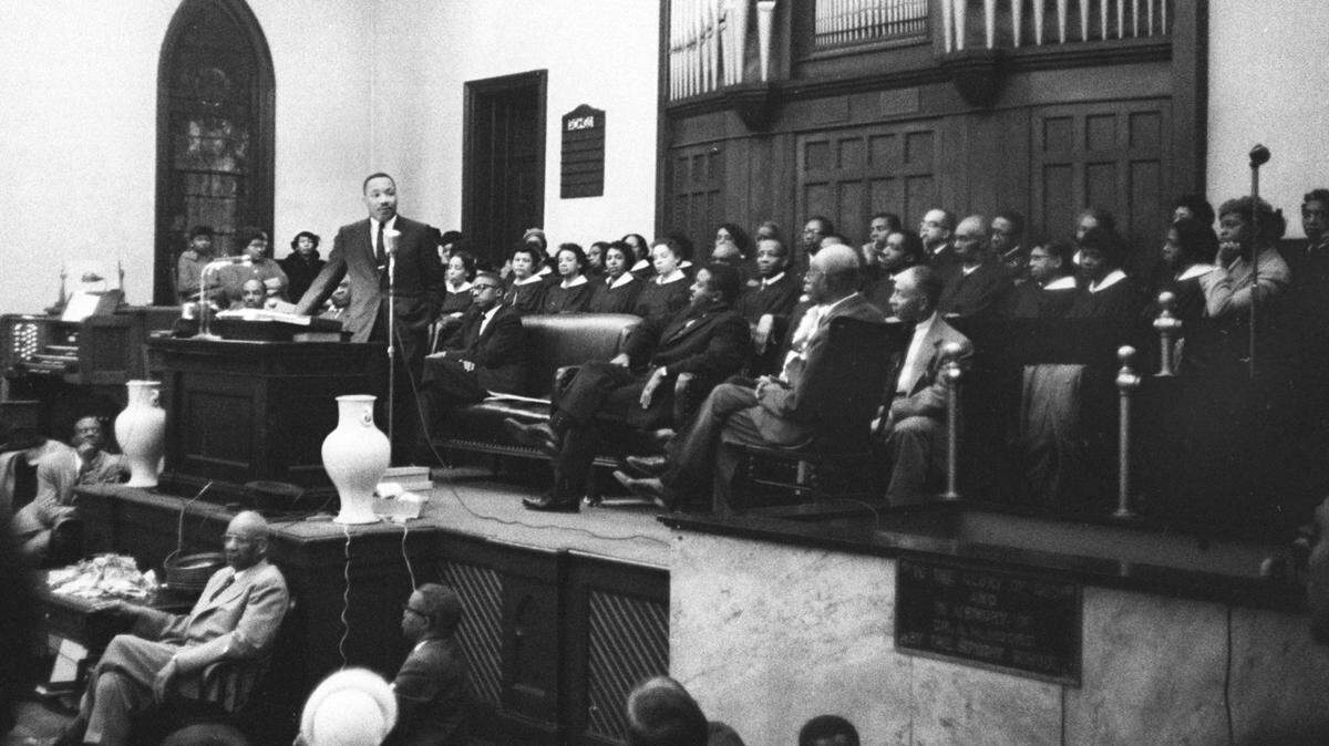 After Martin Luther King Jr. visited the segregated lunch counter at Woolworth’s department store in downtown Durham on Feb. 16, 1960, the civil rights leader spoke that night at the old White Rock Baptist Church on Fayetteville Street.