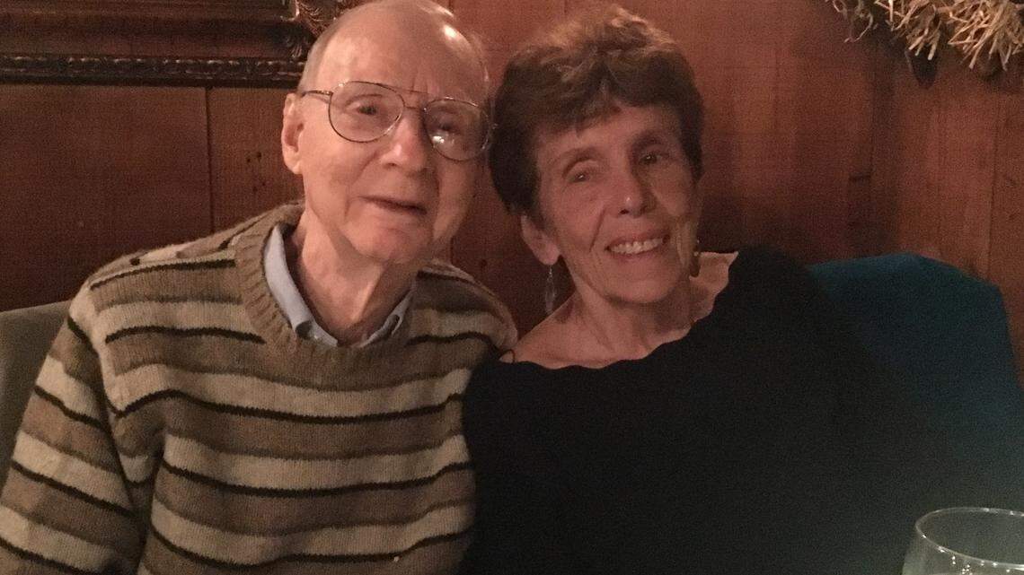 Jerry Katzin and his wife, Judy. Katzin, 88, of Raleigh, died of COVID-19 complications on Dec. 14.