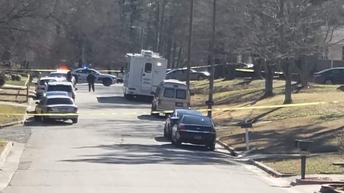 Durham police are investigating after a woman and baby were found dead inside a home in the 3600 block of Suffolk Street on Friday, Jan. 11, 2019. A man in the home was found injured.