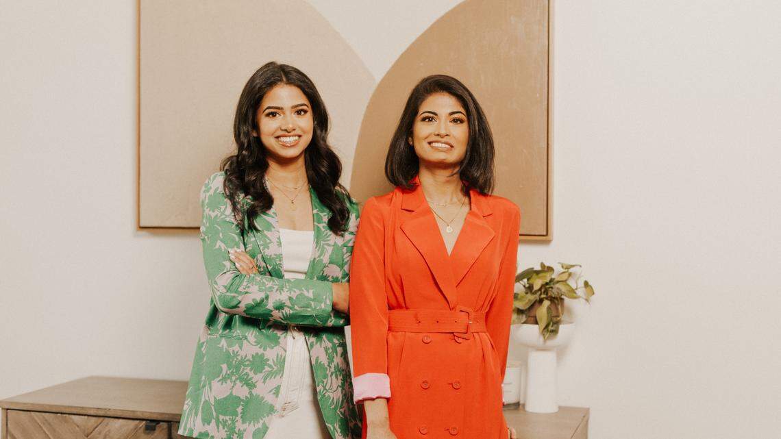 Sisters Ritika and Niki Shamdasani founded their clothing brand, Sani, in 2020.