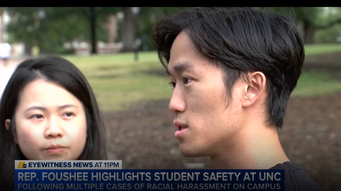 ABC11: Foushee demands answers after two racially charged incidents on UNC campus