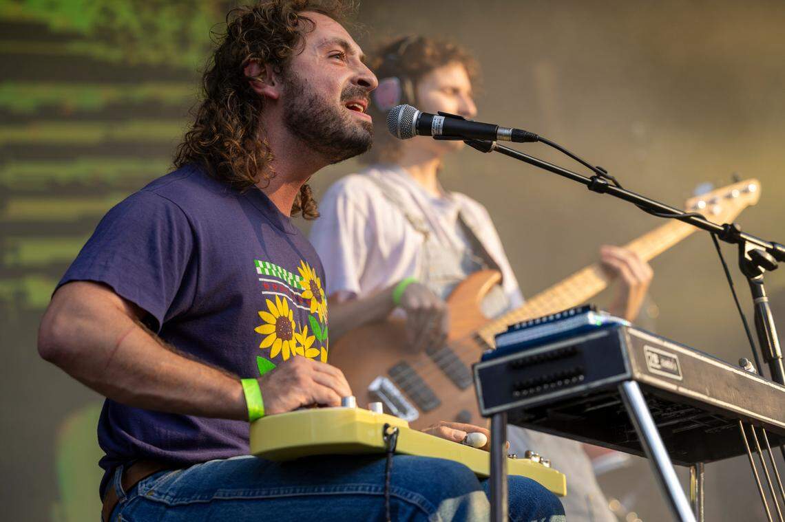 Wednesday performs at Moore Square in Raleigh during the Hopscotch Music Festival on Saturday, Sept. 7, 2024.