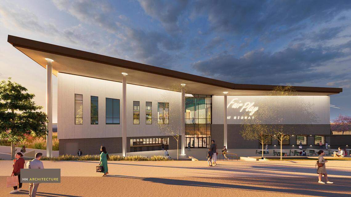 The Midway Event Center is a new permanent food hall being build at the NC State Fairgounds.