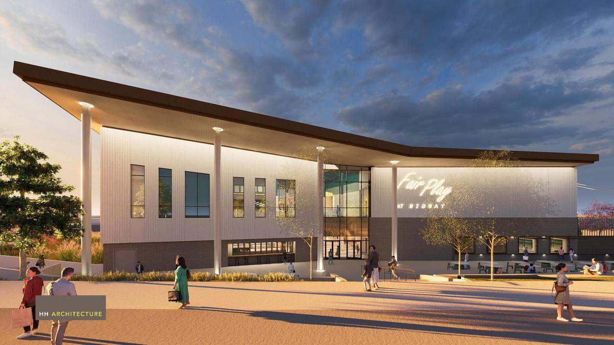 The Midway Event Center is a new permanent food hall being build at the NC State Fairgounds.