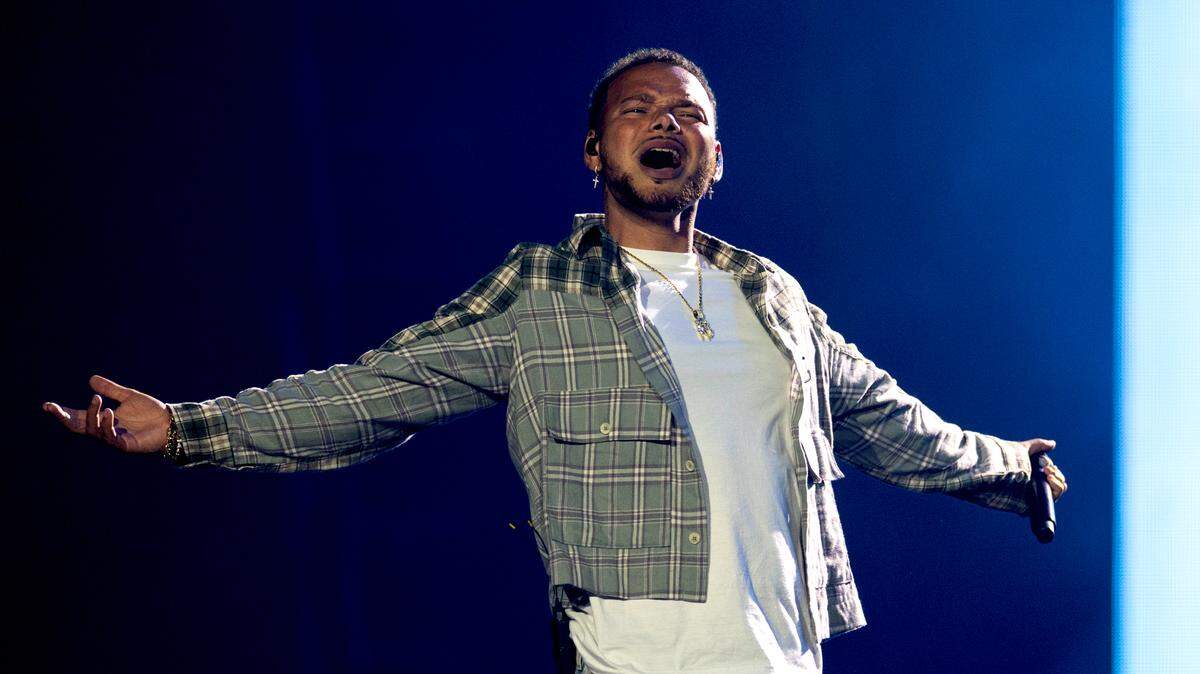 Kane Brown brings his “In The Air Tour” to Raleigh, N.C.’s PNC Arena, Friday night, June 7, 2024.