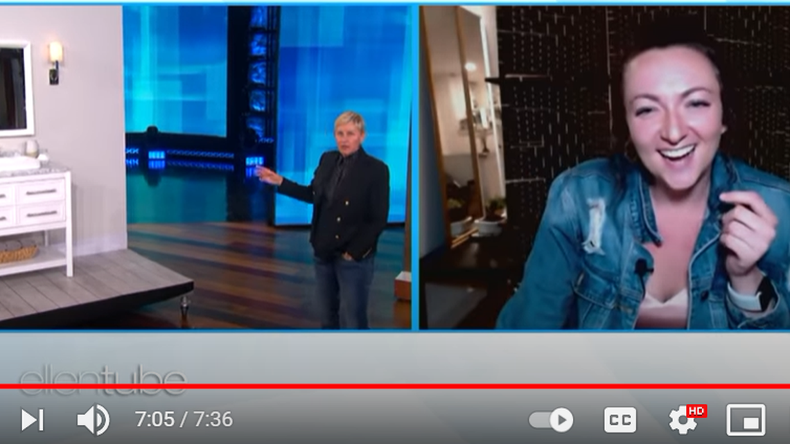 Samantha Hartsoe, who found a secret apartment hidden behind her bathroom mirror and documented the discovery in a series of viral TikToks, went on “The Ellen DeGeneres Show” to discuss what has happened since.