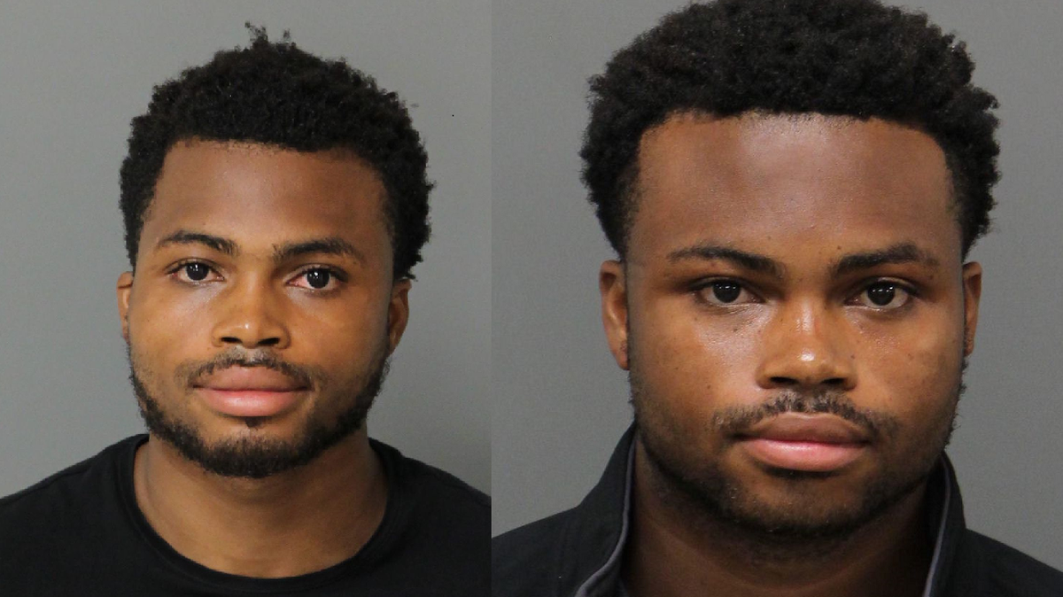Atsoutse Dossou, left, and Etse Dossou