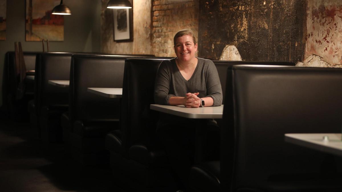 Chef Ashley Christensen, pictured here in Fox Liquor Bar on Friday, May 10, 2019,will reopen the popular cocktail bar May 19 after years of pandemic related closure.
