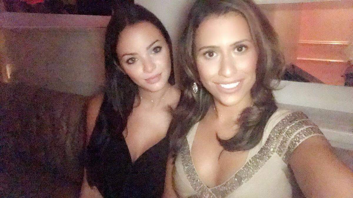 CBS17 reporter Kelly Kennedy, right, with Stefanie Gute.