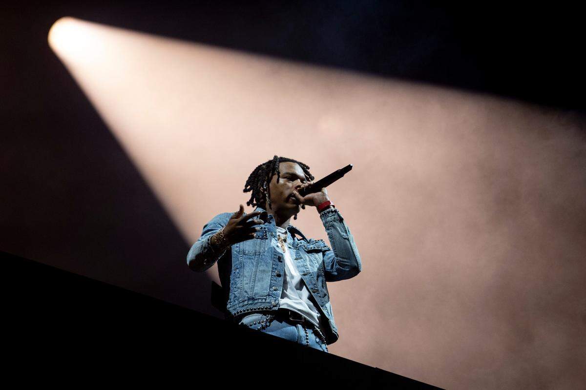 Lil Baby, GloRilla, GLOSS UP and Hunxho on their “It’s Only Us Tour” stop at Raleigh, N.C.’s PNC Arena, Monday night, Sept. 11, 2023.
