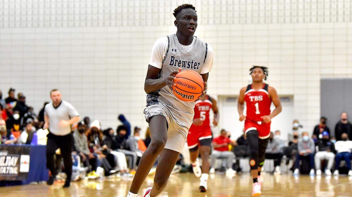Brewster Academy’s Taylor Bowen (10) is one of the nation’s top basketball recruits and showcased his skills this week at the John Wall Holiday Invitational in Raleigh.