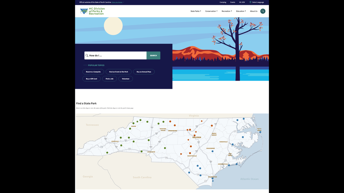From hiking to bird-watching, a look at cool features on new NC State Parks website