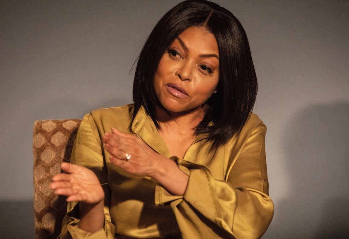 Taraji P. Henson co-star of the film ‘Best of Enemies’ talks during an interview a The Umstead Hotel and Spa in Cary, Tuesday, March 19, 2019. Based on the 2007 book, â€œThe Best of Enemies: Race and Redemption in the New Southâ€ by Osha Gray Davidson, the film tells the story of civil-rights activist Ann Atwater and Ku Klux Klan leader C.P. Ellis.
