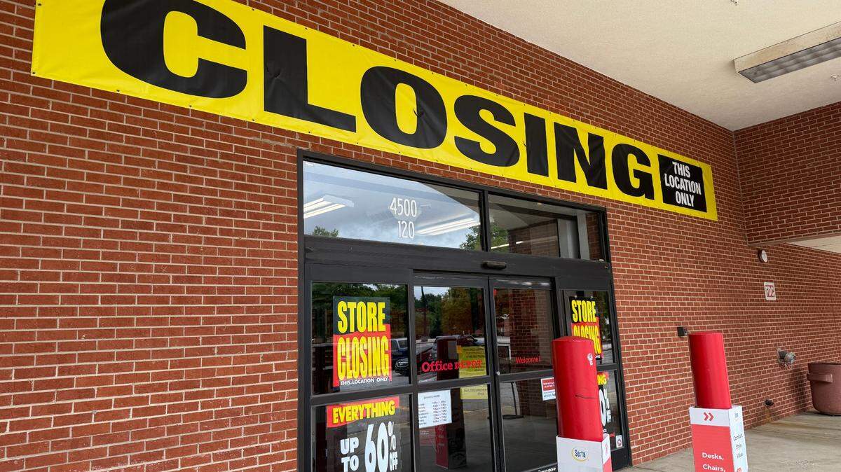 A popular office supplies brand is closing a store in Raleigh soon.