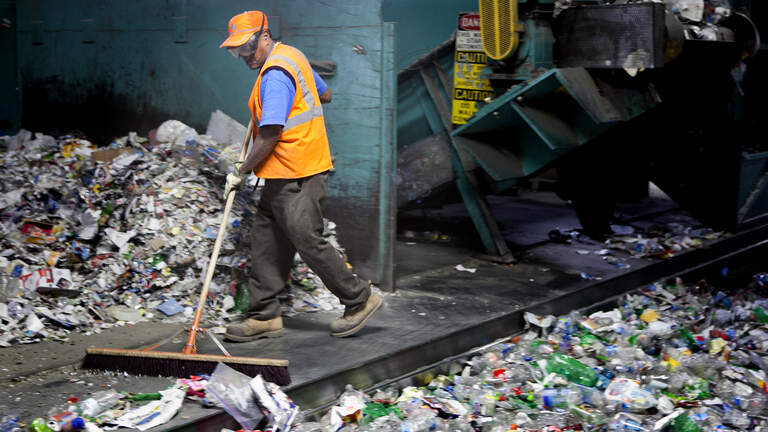 It’s against the law to throw plastic bottles (& other items) in the trash in NC