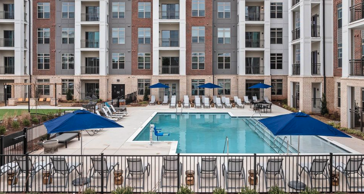 The Keaton&nbsp;at Brier Creek is a 264-unit apartment complex at 3920 Macaw Street. 