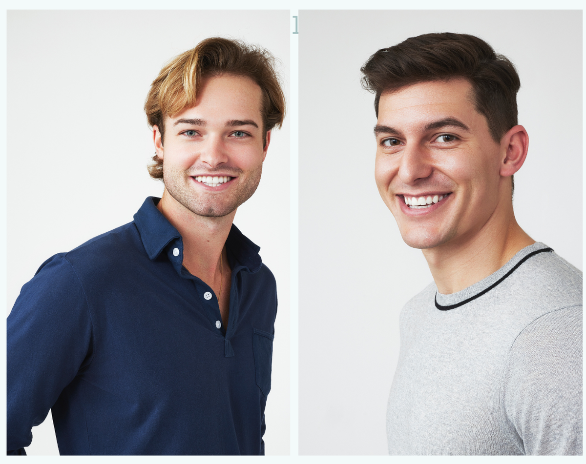 Sean, left, and Tanner, right from “The Bachelorette” on ABC.