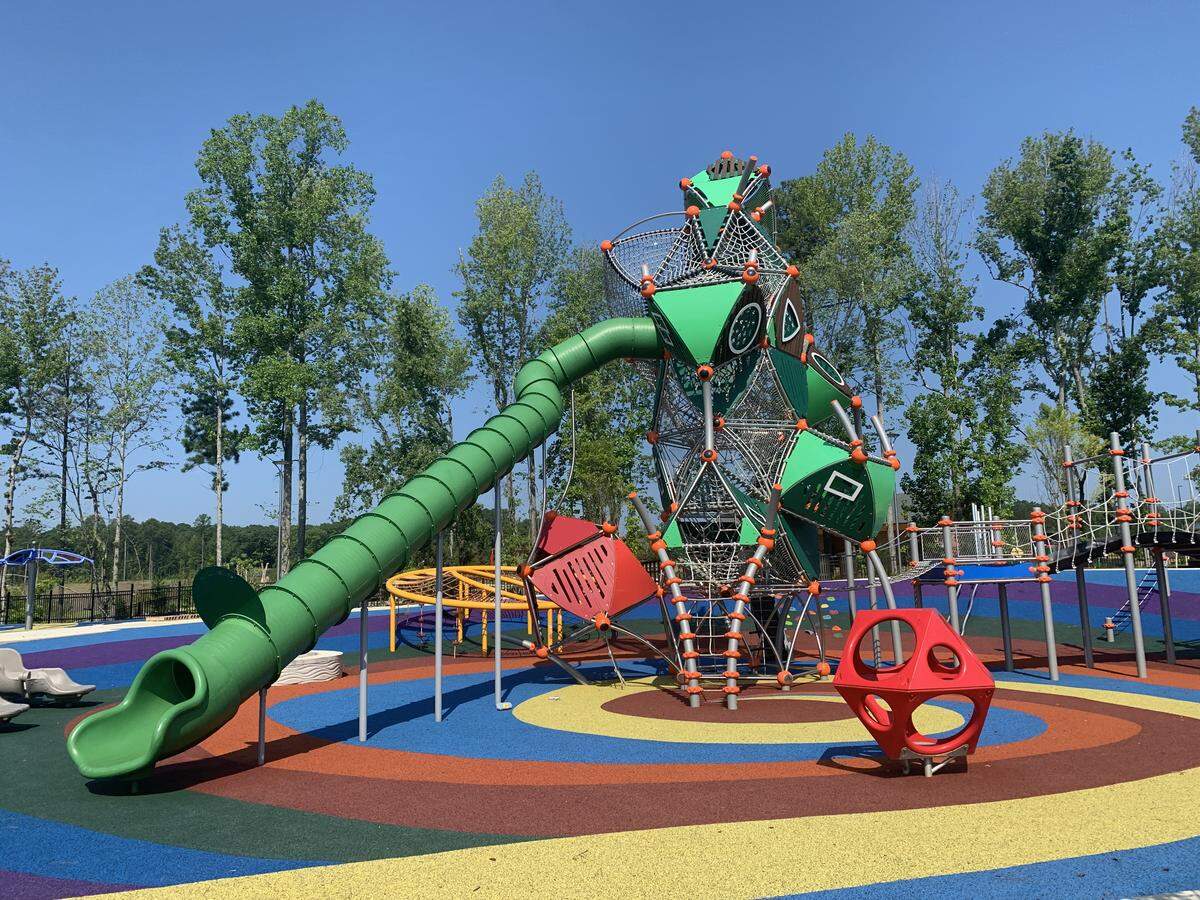 Apex’s Pleasant Park is one of a handful inclusive playgrounds across the Triangle.