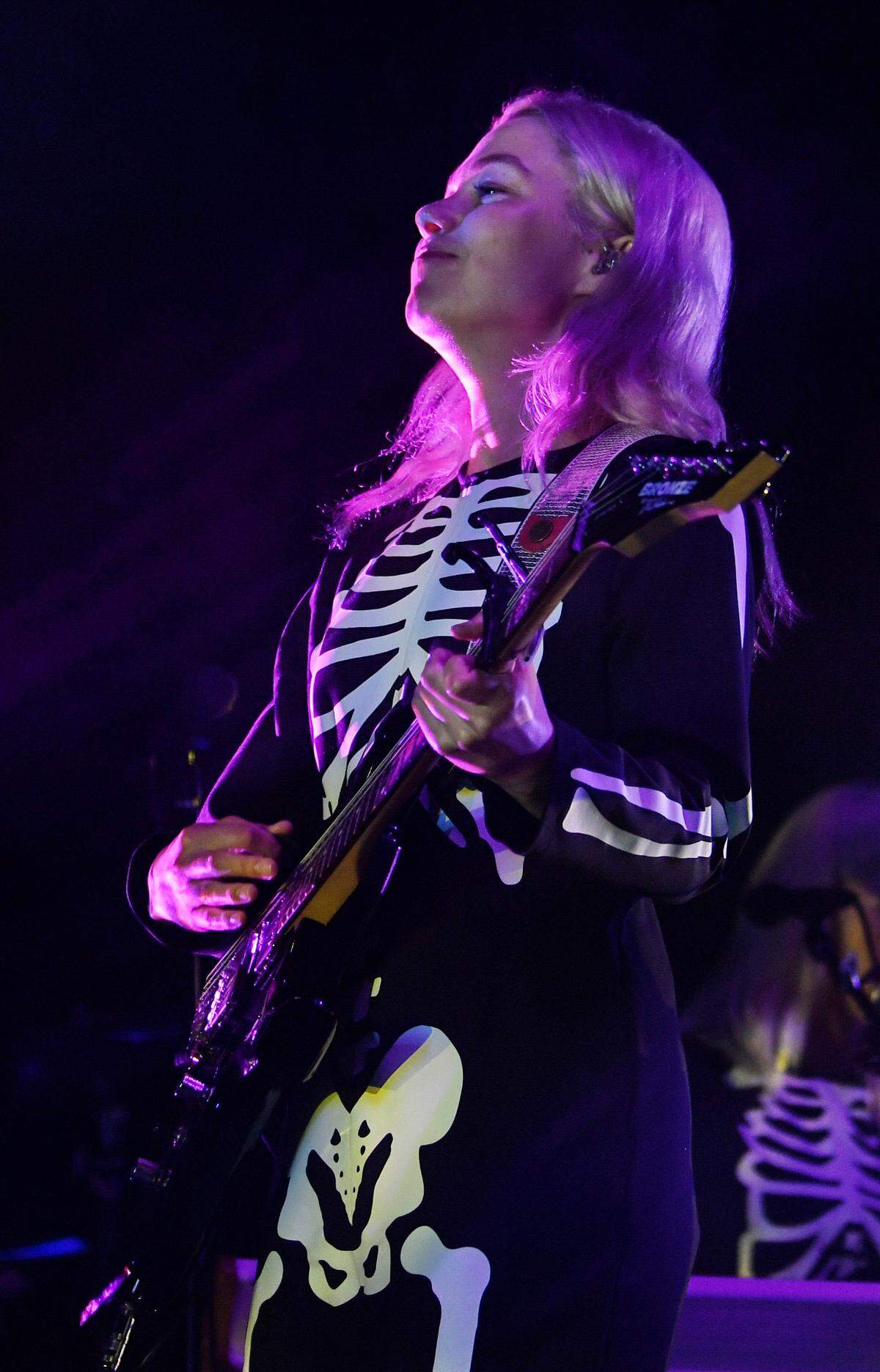 Phoebe Bridgers in concert at Raleigh, N.C.’s Red Hat Amphitheater Tuesday night, Sept. 21, 2021.