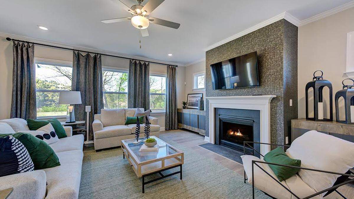 Inside a model home of a new community named Young Farm coming to Cary in mid July.