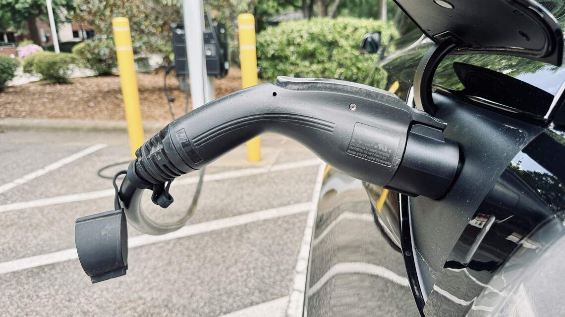 Plugging in to the town’s EV chargers will no longer be free in Cary