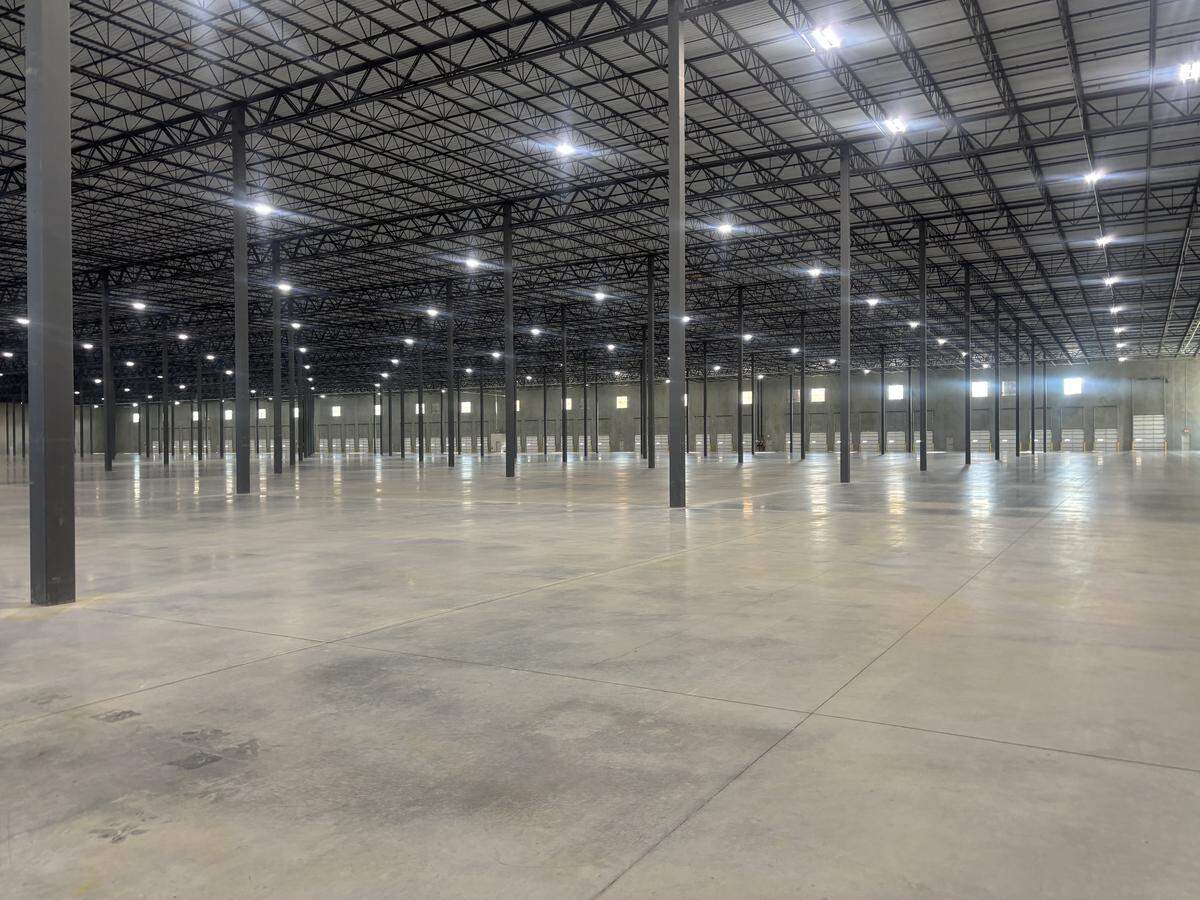 Inside the planned Vulcan Elements rare earth magnets facility in Benson, N.C., on Nov. 18, 2025.