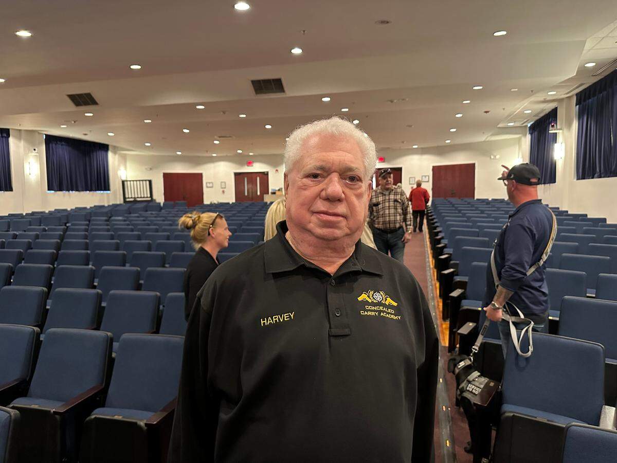 Harvey Morse, the founder and lead instructor of the Concealed Carry Academy in Waynesville, N.C.