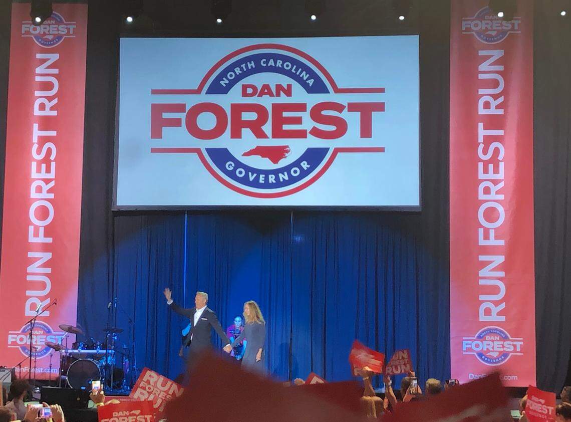 N.C. Lieutenant Governor Dan Forest kicked off his campaign for governor of North Carolina in Winston-Salem on Aug. 17, 2019.