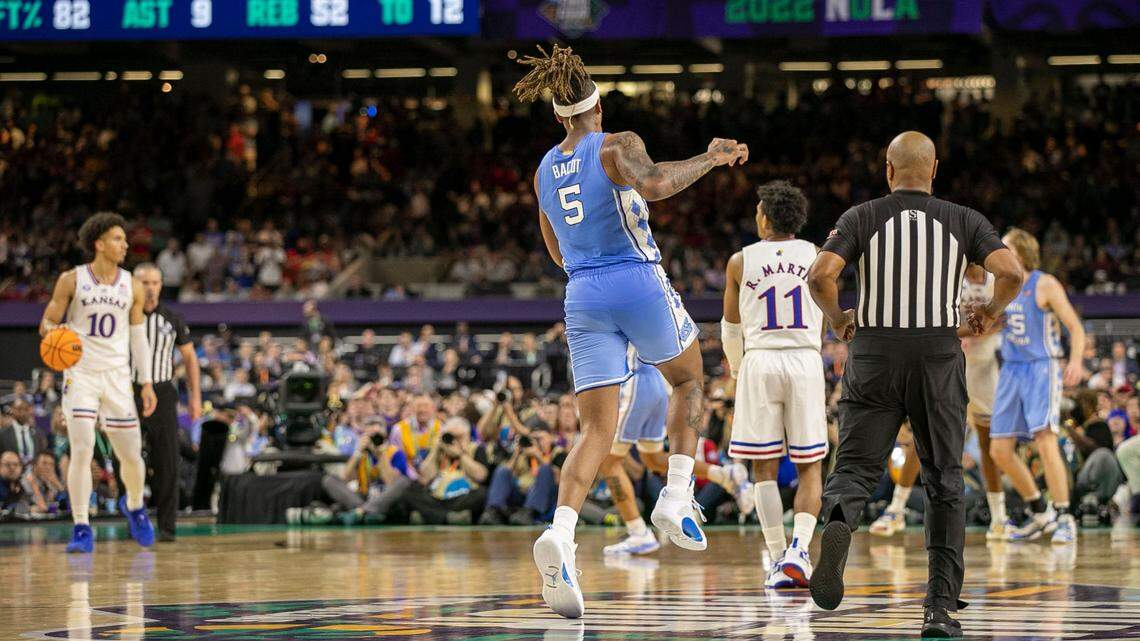 On a leg and a hop, Armando Bacot personified UNC’s improbable NCAA tournament run