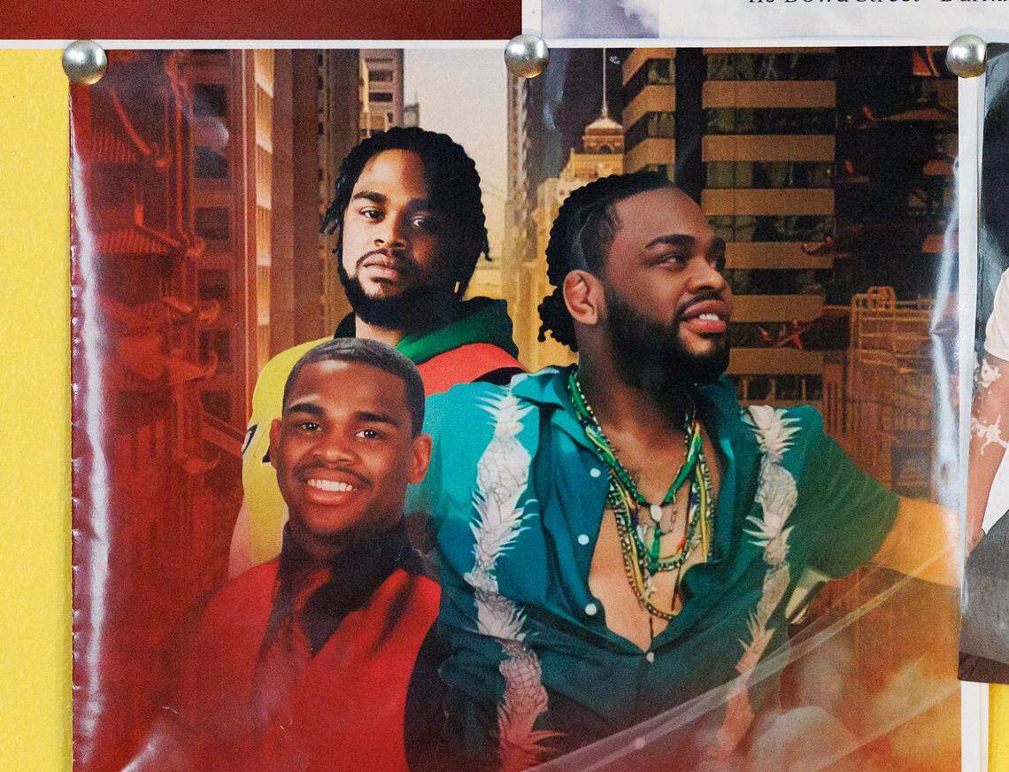 Photos of Tyrone Mason are seen on the walls of the home of his mother, Henrietta Mason, on Friday, May 16, 2025. Mason died after his 2018 Chevrolet Malibu slammed into a concrete barrier on Capital Boulevard on Oct. 7, 2024.