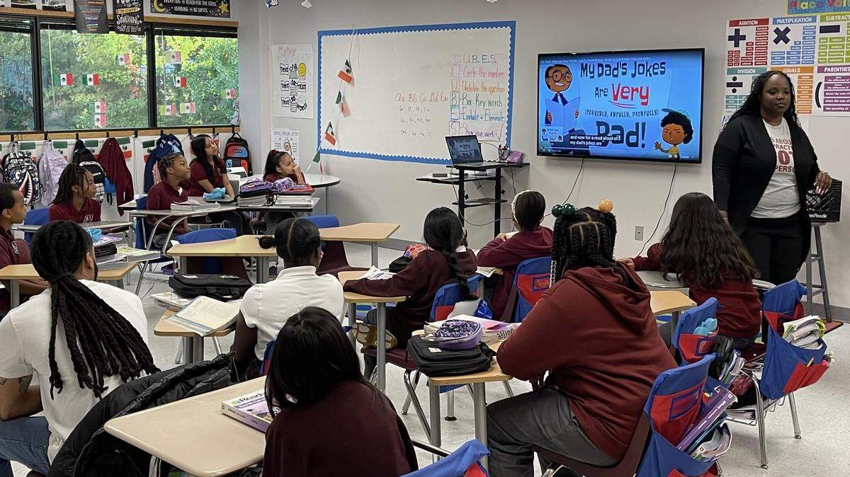 Students learn in a classroom at the IDYL Charter School in Durham, N.C. School leaders have applied to open a new charter school in Wake County in 2026.