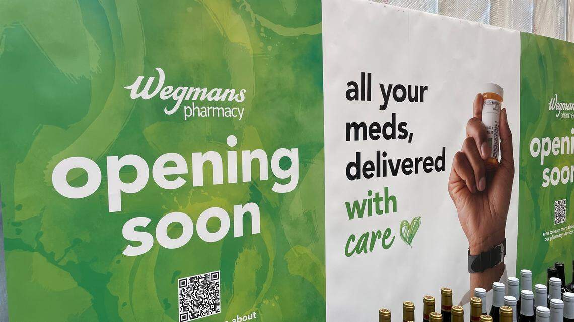 The Wegmans on Wake Towne Drive in Raleigh is getting a pharmacy in summer 2024.