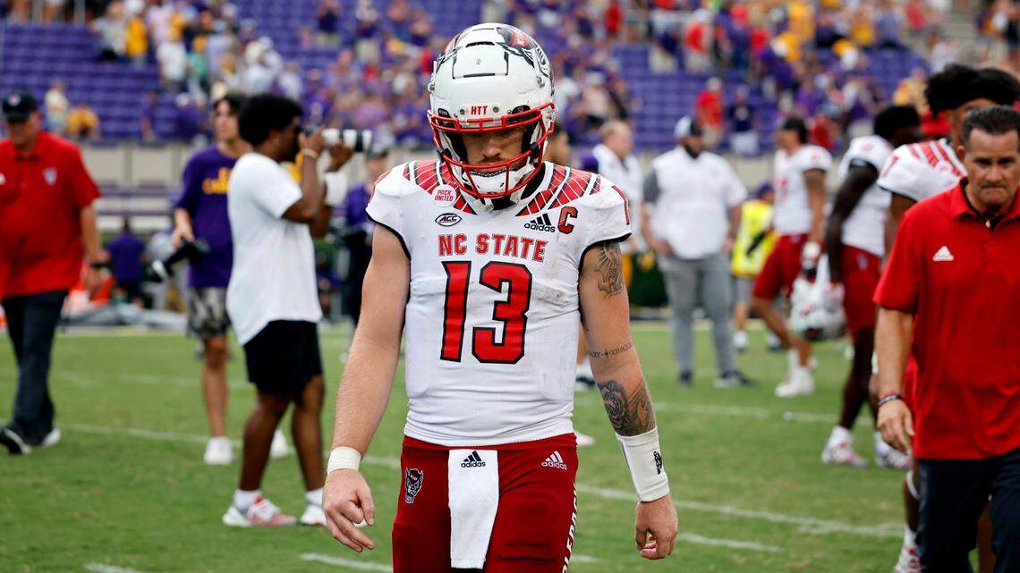 NC State football, narrowly surviving its opener at ECU, learns how other half lives