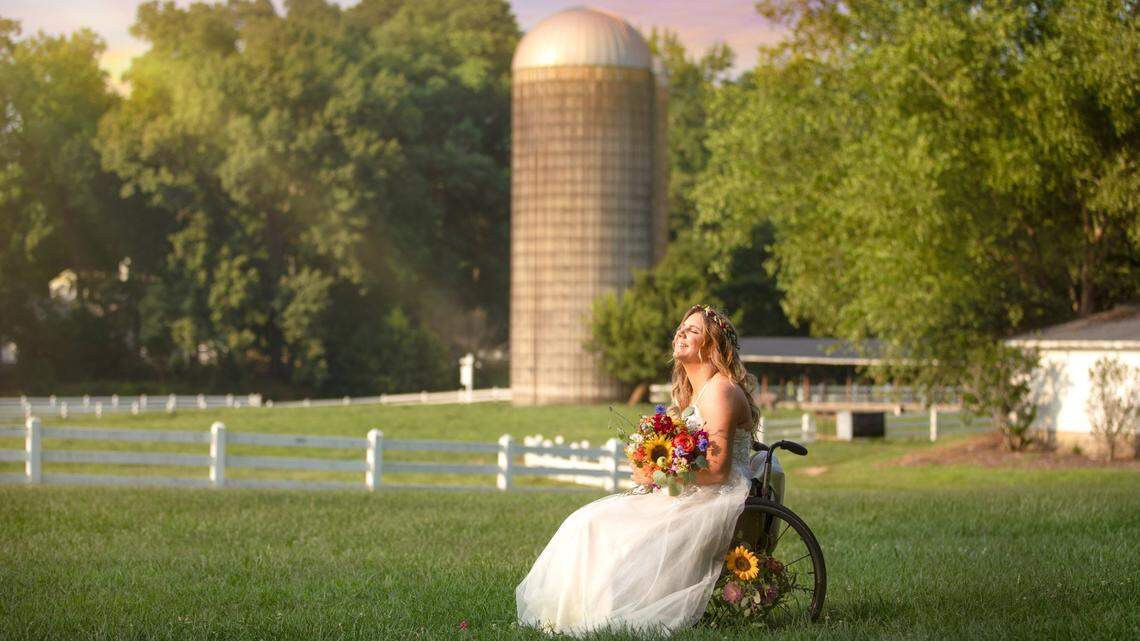 Rachelle Friedman Chapman made national headlines when she was paralyzed during an accident at her bachelorette party. She went on to marry Chris Chapman. On Thursday, July 22, 2021, they celebrated 10 years of marriage by renewing their vows at Fearrington Village in Pittsboro.