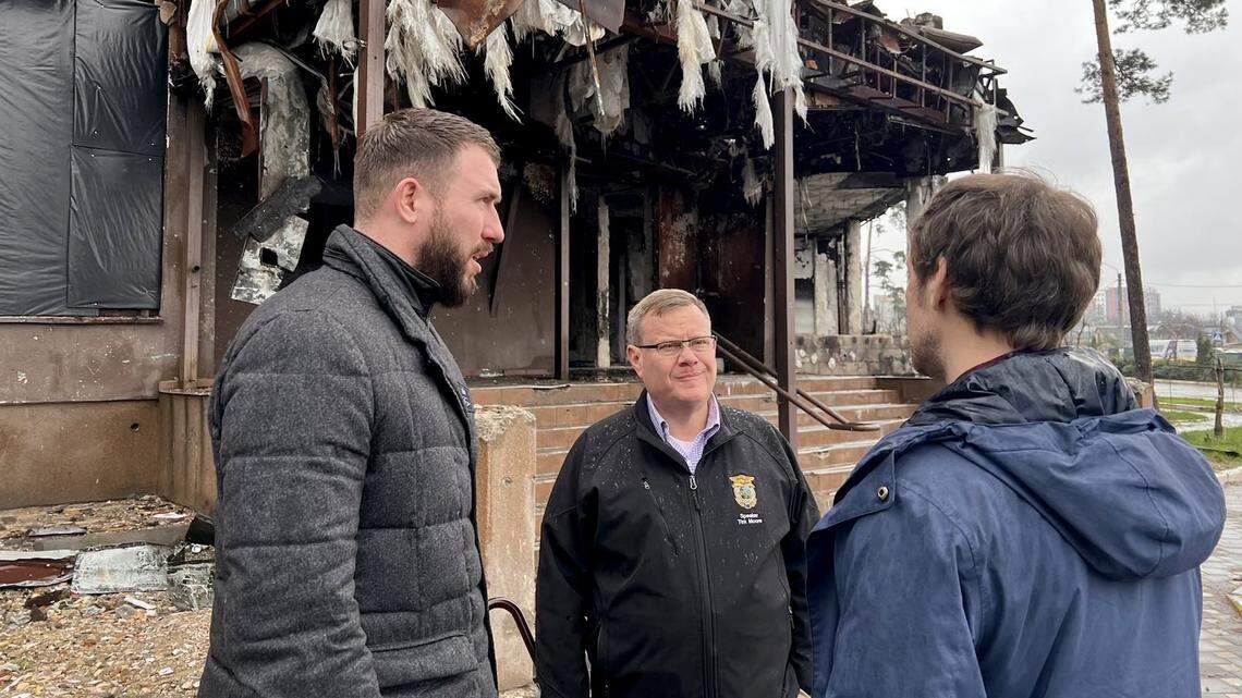 House Speaker Tim Moore spent his break from the legislature visiting Kiev, Ukraine.