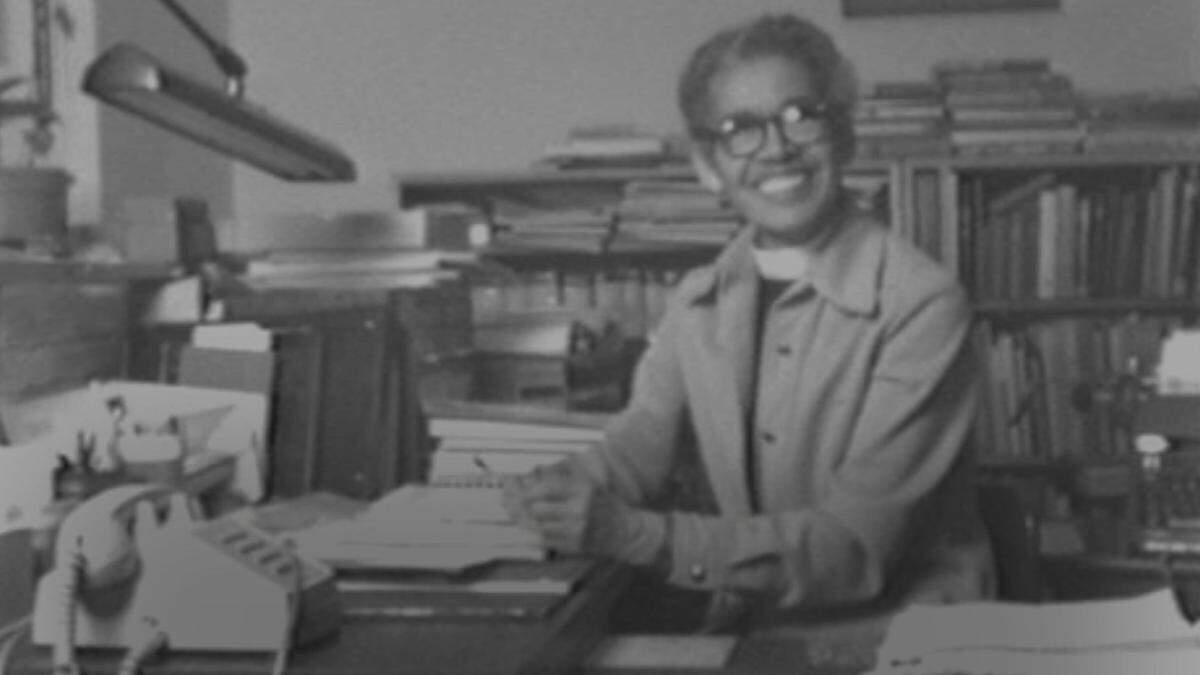 Pauli Murray, an attorney, activist, priest and poet who grew up in Durham, North Carolina, is the focus of a new documentary, “My Name is Pauli Murray.” She is pictured here in 1979.