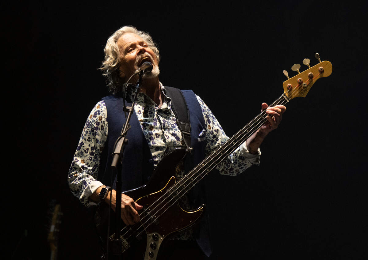 John Cowan performs with The Doobie Brothers as they open for the Eagles bring their ‘The Long Goodbye’ Final Tour at Raleigh, N.C.’s PNC Arena, Thursday night, Nov. 9, 2023.