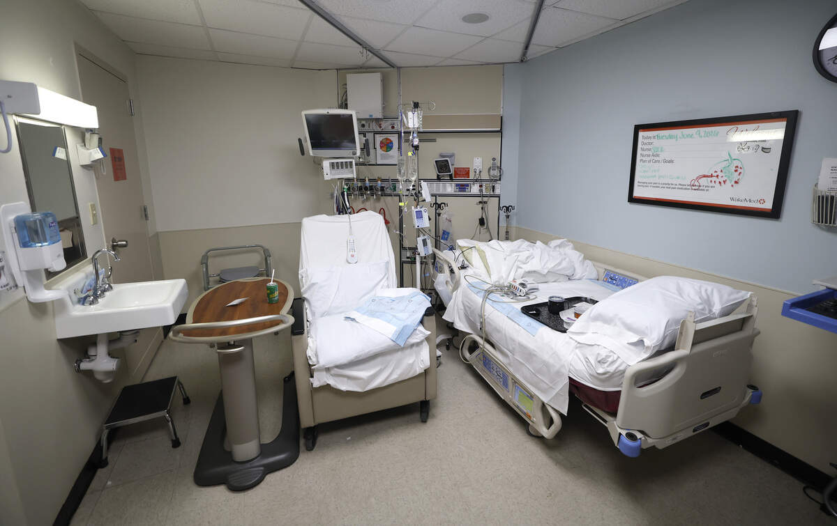 A room in the Surgical Trauma Intensive Care Unit at WakeMed Raleigh, photographed Tuesday, June 9, 2026. These older rooms would be phased out in an expansion.