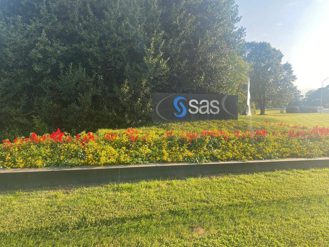 Entrance to the SAS Institute campus in Cary, NC. 