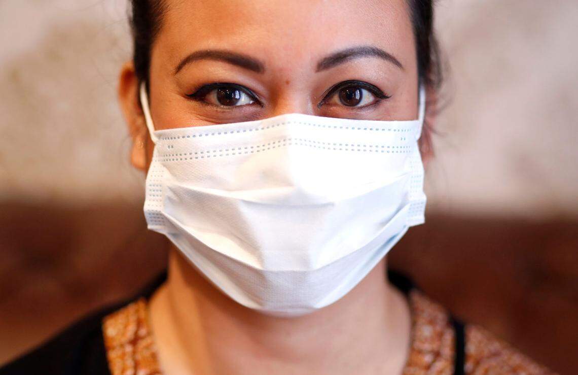 Sophia Khotil has worked for 10 years as a licensed massage therapist, including at Sukho Thai Massage, a Raleigh massage studio, for the past four years. She was photographed at the studio Raleigh Wednesday, March 17, 2021.