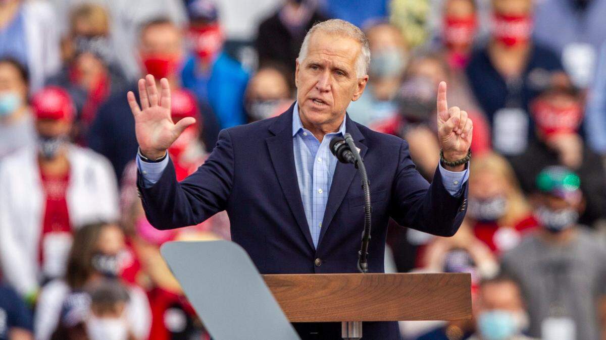 Sen. Tillis embraces VP pick, party platform at RNC, despite NCGOP censure