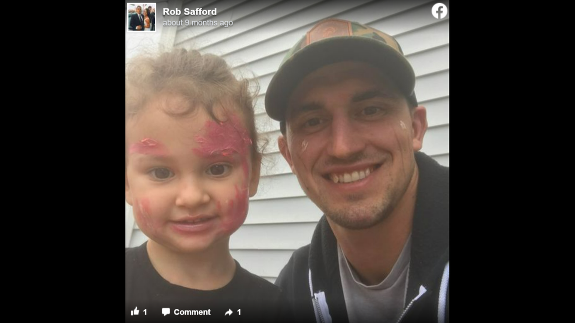 Rob Safford was a single father after his wife died of cancer in 2022, loved ones said.