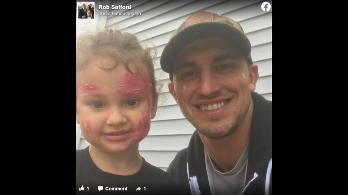 Rob Safford was a single father after his wife died of cancer in 2022, loved ones said.