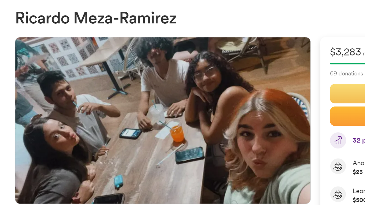 Ricardo Meza-Ramirez, 17, was shot early Sunday morning on Tricenter Boulevard.